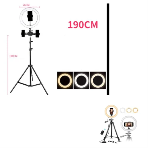 42602718 10" Selfie Ring Light w/Extendable Tripod