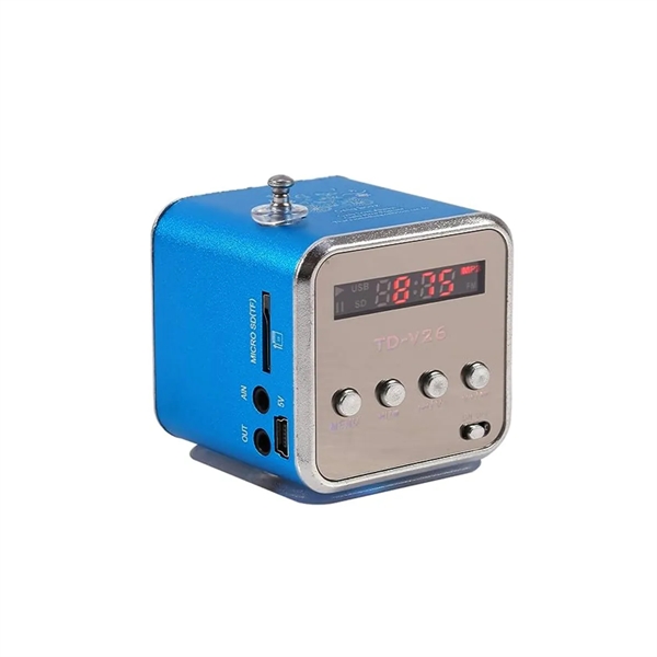 Mini Digital Music Radio Audio Stereo Player Speaker
