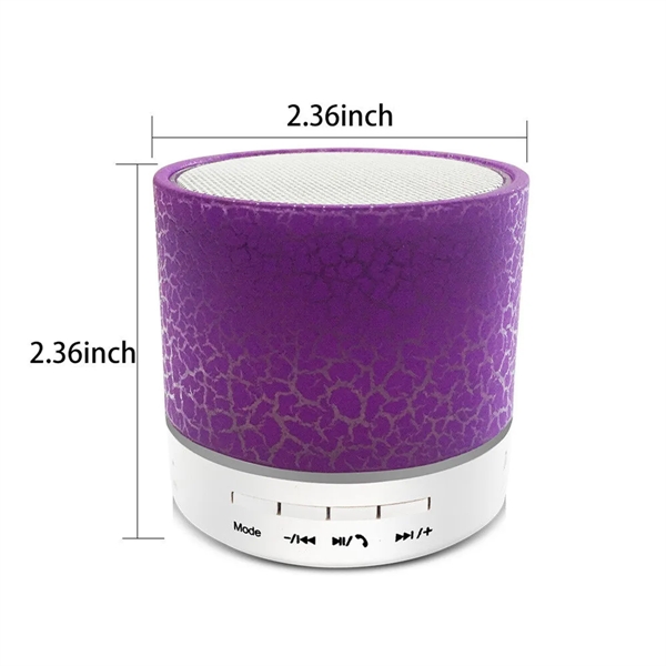 LED Light Luminous Mini Bluetooth Speaker Dancing Lights