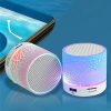 LED Light Luminous Mini Bluetooth Speaker Dancing Lights