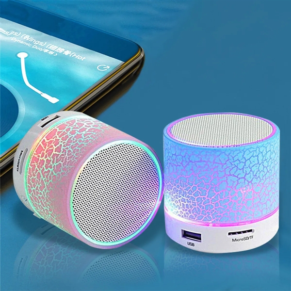 LED Light Luminous Mini Bluetooth Speaker Dancing Lights