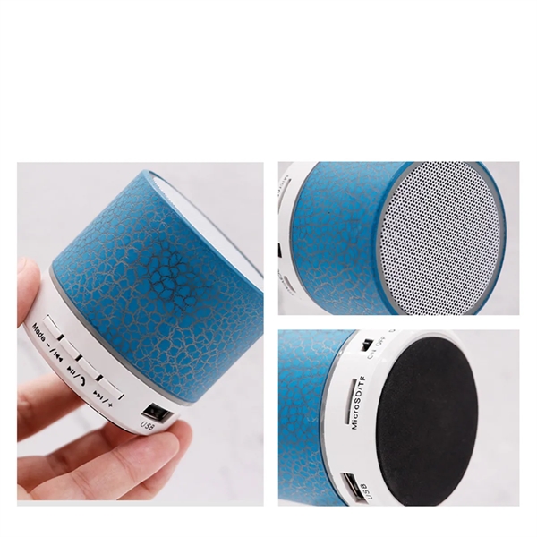 LED Light Luminous Mini Bluetooth Speaker Dancing Lights