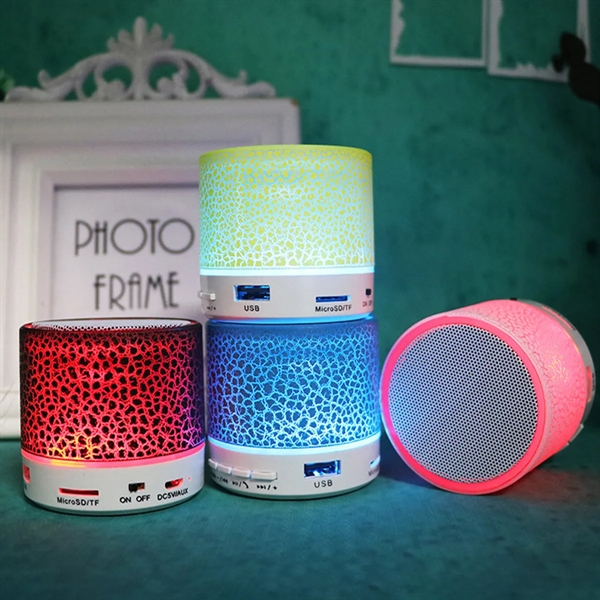 LED Light Luminous Mini Bluetooth Speaker Dancing Lights