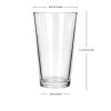 16 oz Pint Beer Glasses