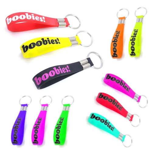 Silicone Strap Keychain