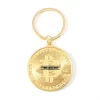 Bitcoin Coin Keychain Cryptocurrency Coin Key Chain