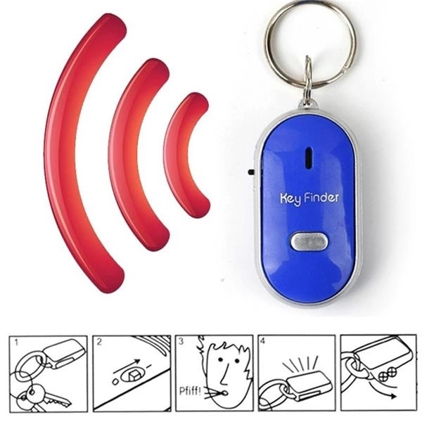 Anti-lost Whistle Key Ring Finder Tracker