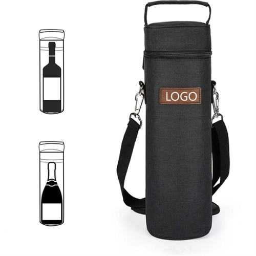 1 Bottle Insulated Wine Tote Carrier Bag