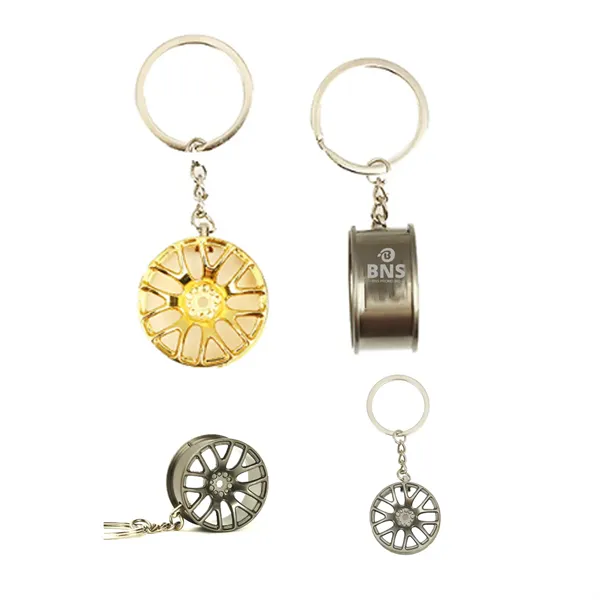 2 Creative Auto Part Model Gear Box Metal Keychain