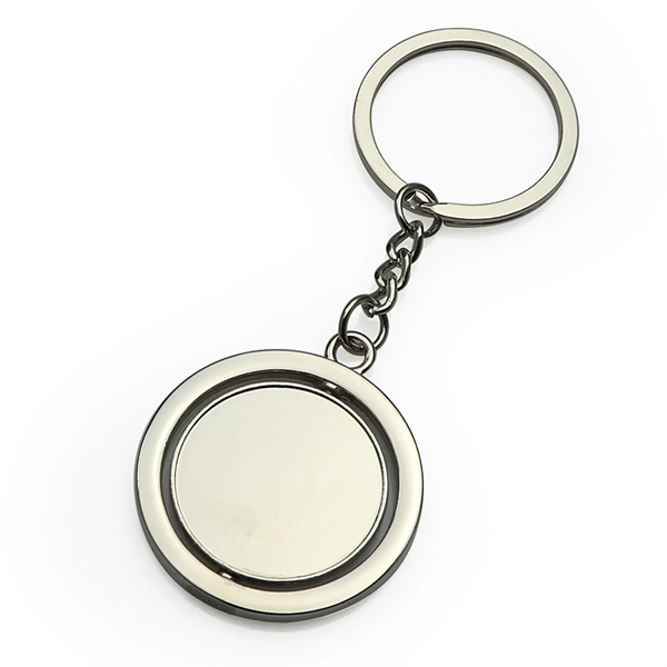 Keychain with Spinning Center Meda