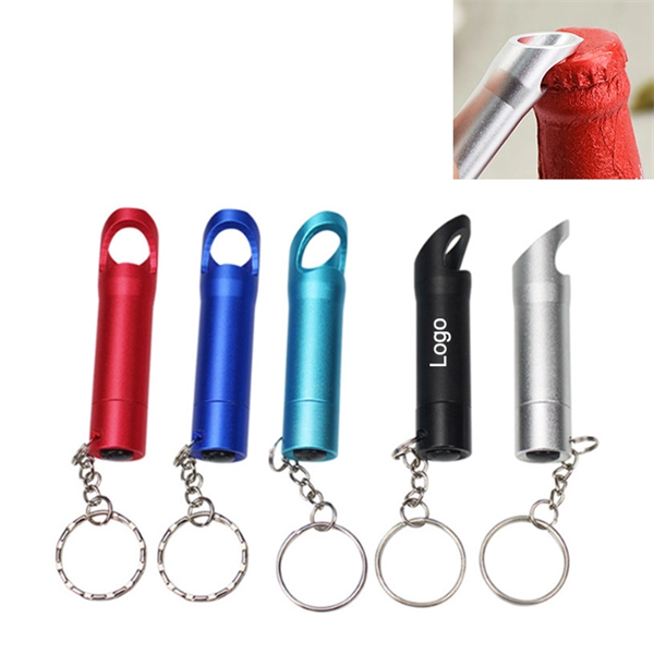 3 in1 Bottle Opener Flashlight with Keychain