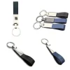 Metal Leather Keychain