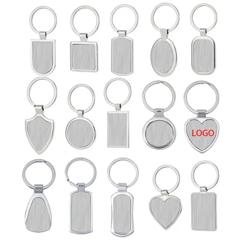 Double Side Custom Heart Shaped Keychain