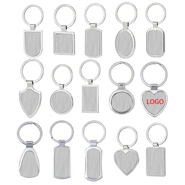 Double Side Custom Heart Shaped Keychain