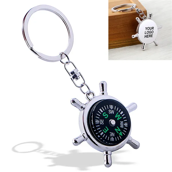 Creative Compass Keychain