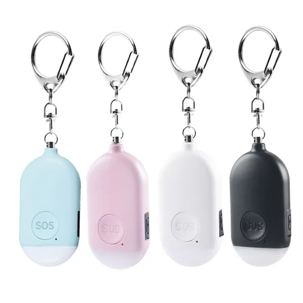 Emergency Personal Security Alarm Keychain with LED Lights