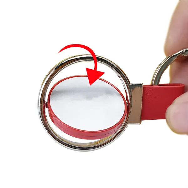 Spinning Medal Keychain