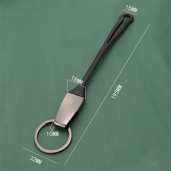 Rotatable Alloy Car Keychain Stylish Automotive Accessories