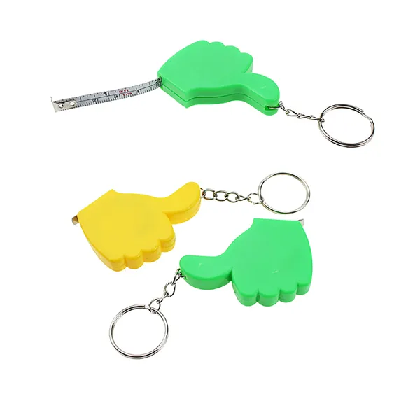 Thumbs Tape Measure Keychain