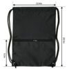 Lightweight Drawstring Backpack with Quick Access Pocket