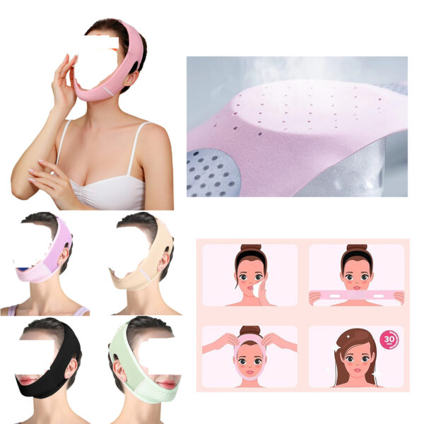 Facial Lifting and Firming Strap for Jawline Enhancement