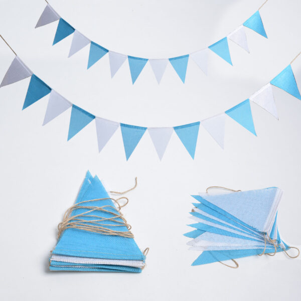 Colorful Decorative Triangular Bunting Flags