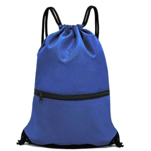 Lightweight Drawstring Backpack with Quick Access Pocket