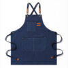 Durable Canvas Work Apron with Cross Back Straps