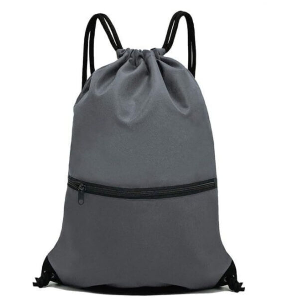 Lightweight Drawstring Backpack with Quick Access Pocket