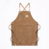 Durable Canvas Work Apron with Cross Back Straps