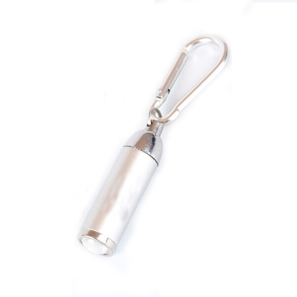 Compact LED Keychain Light with Clip