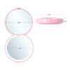 Portable LED Lighted Makeup Mirror with Magnification