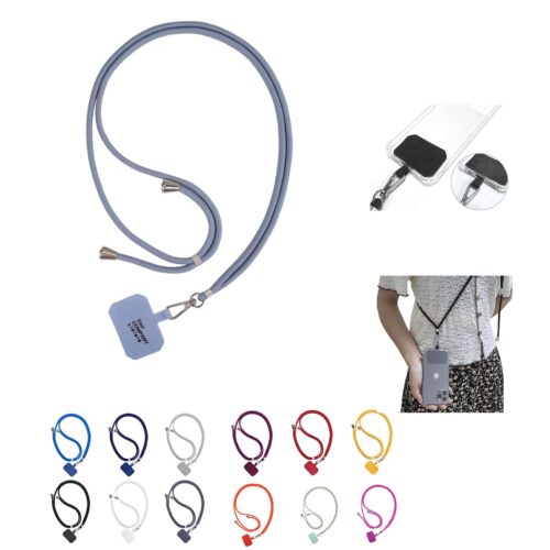 Versatile Polyester Lanyard with Phone Attachment