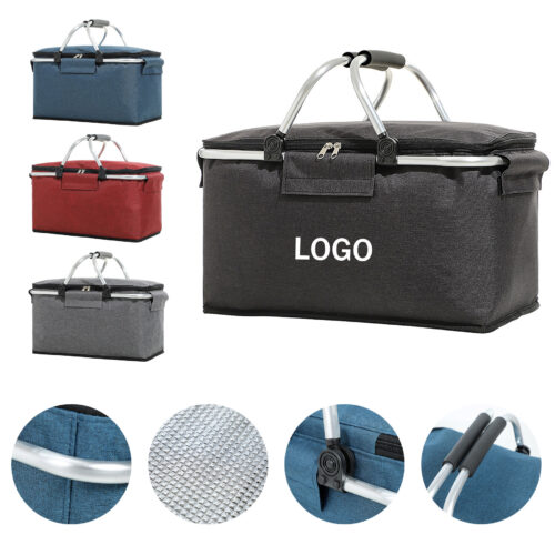 Insulated Portable Lunch Bag with Customization Options