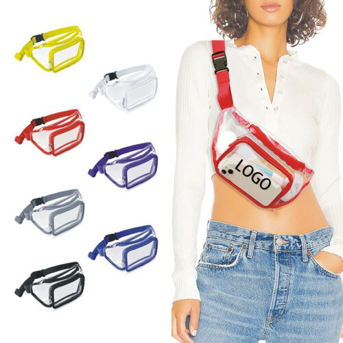 Transparent Crossbody Bag for Easy Security Checks