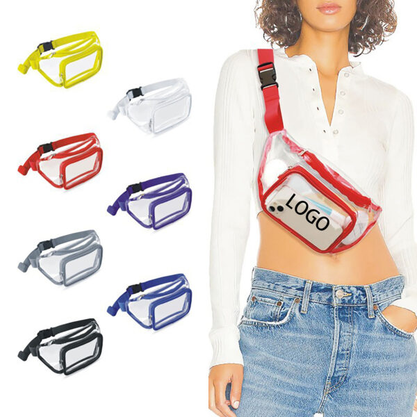 Transparent Crossbody Bag for Easy Security Checks